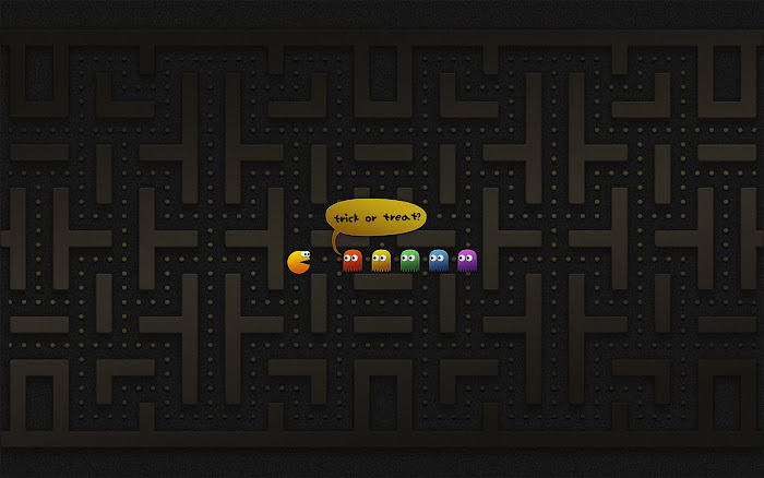 Hình nền đa phong cách về game Pacman - Ảnh 4
