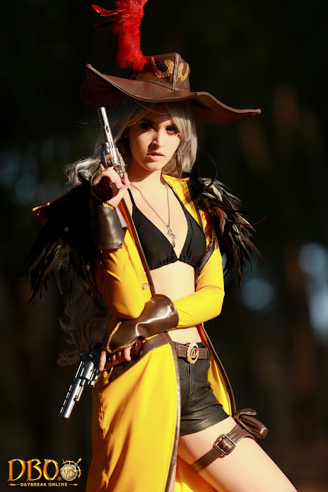 Mẫu Tây Andrea chụp ảnh cosplay cho Daybreak Online - Ảnh 1