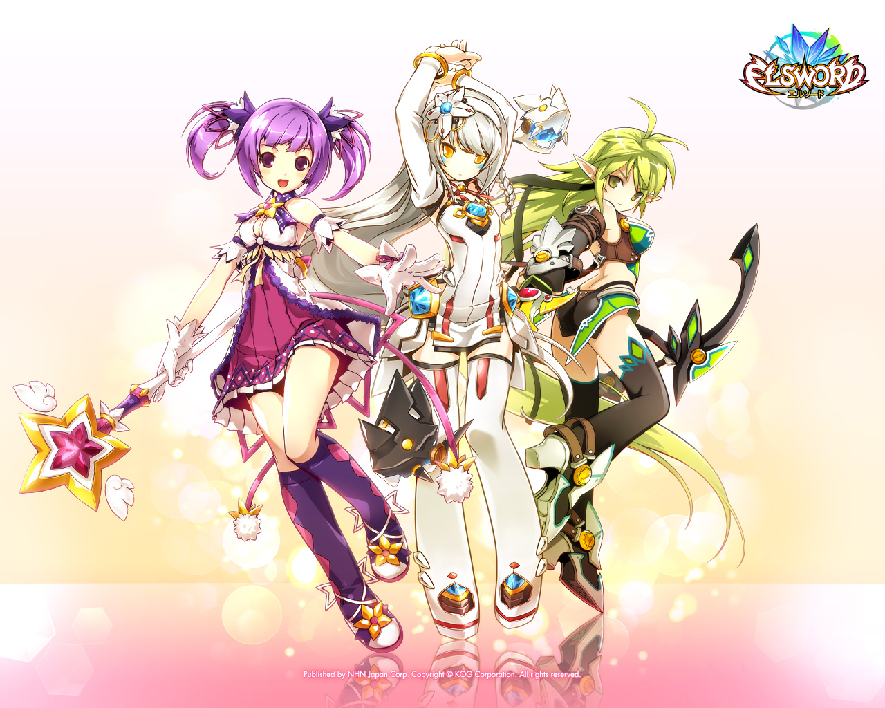 Loạt hình nền cực dễ thương của Elsword Nhật Bản - Ảnh 29