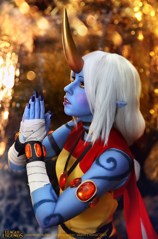 Rubee cực dễ thương với cosplay Soraka - Ảnh 2