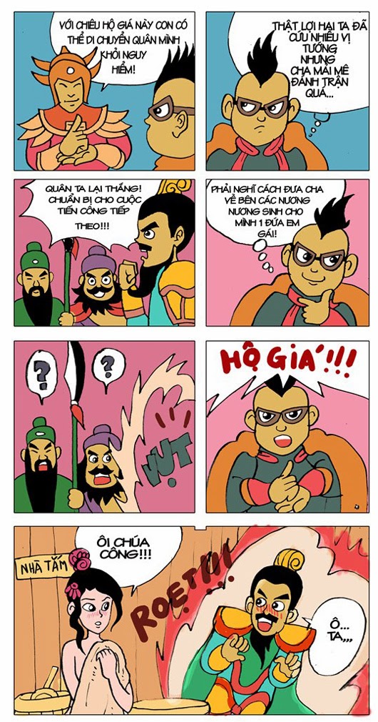 Comic Củ Hành: Tuyệt chiêu "Hộ giá" của Lưu Thiện - Ảnh 1