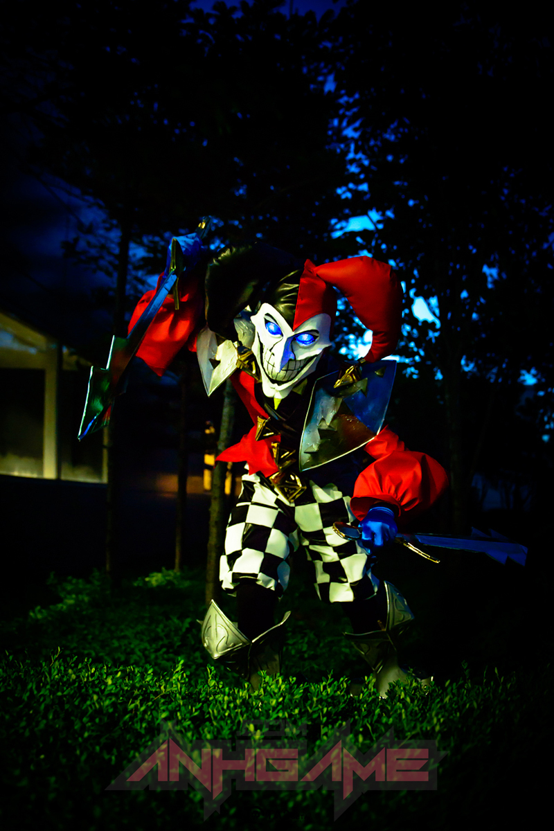 Cosplay "tên hề quỷ" Shaco trong Liên Minh Huyền Thoại - Ảnh 5