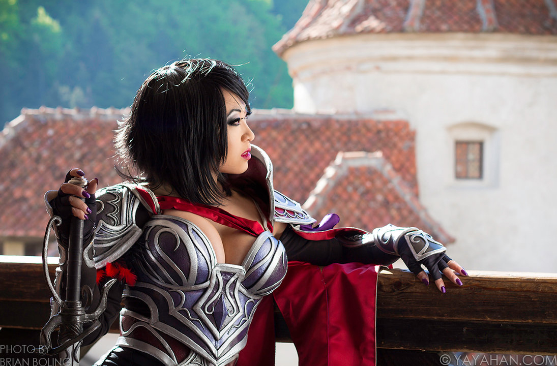 Ngắm cosplay Fiora Quạ Đêm cực chất của Yaya Han - Ảnh 6