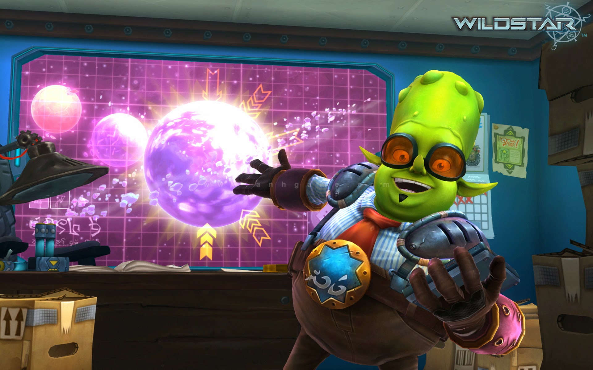 Loạt hình nền đẹp mắt của MMORPG Wild Star - Ảnh 5