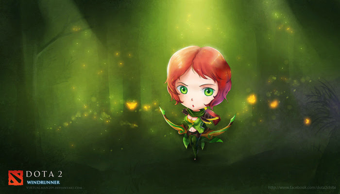 Các anh hùng DotA 2 qua nét vẽ chibi của VitualMan209 - Ảnh 59