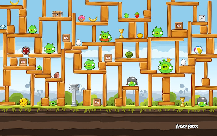 Hình nền về những chú chim điên trong Angry Birds - Ảnh 3