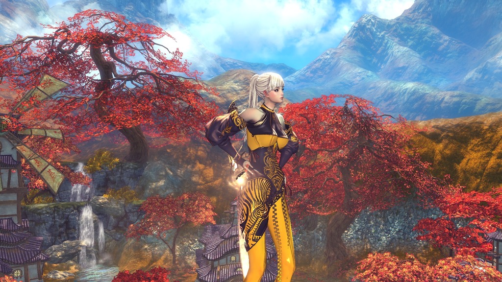 Nữ hiệp Blade & Soul khoe sắc cùng rừng phong - Ảnh 10