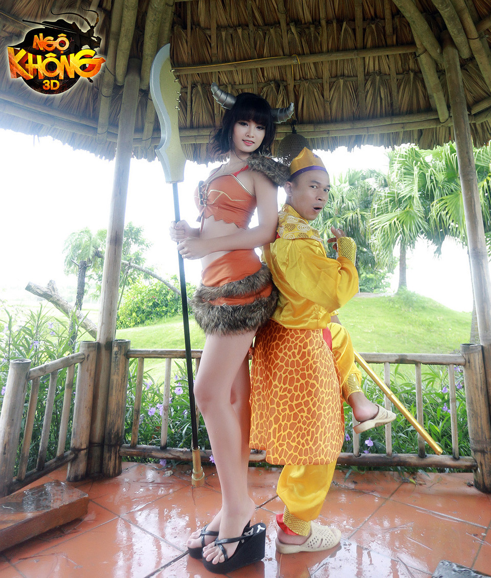 Hậu trường chụp cosplay Ngộ Không 3D - Ảnh 1
