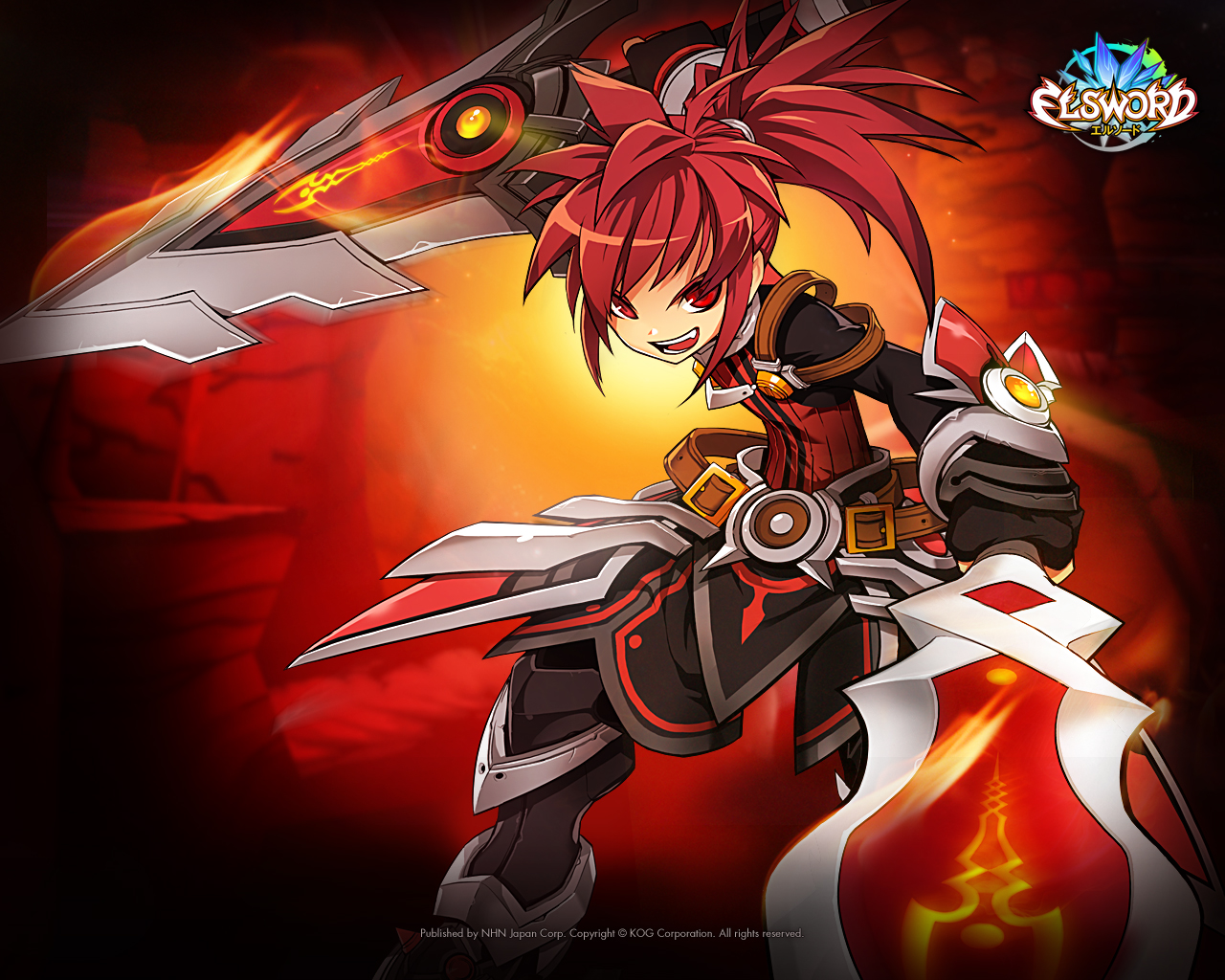 Loạt hình nền cực dễ thương của Elsword Nhật Bản - Ảnh 22