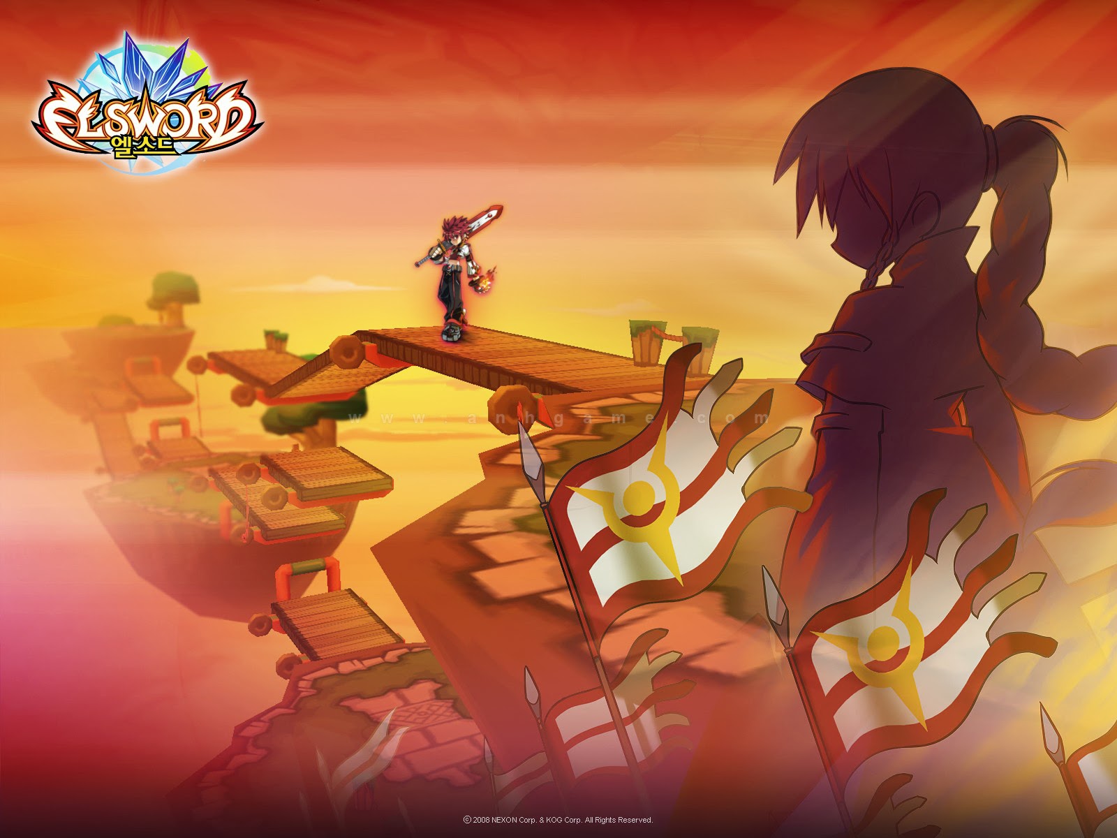 Loạt hình nền đẹp ngất ngây của Elsword Hàn Quốc - Ảnh 12