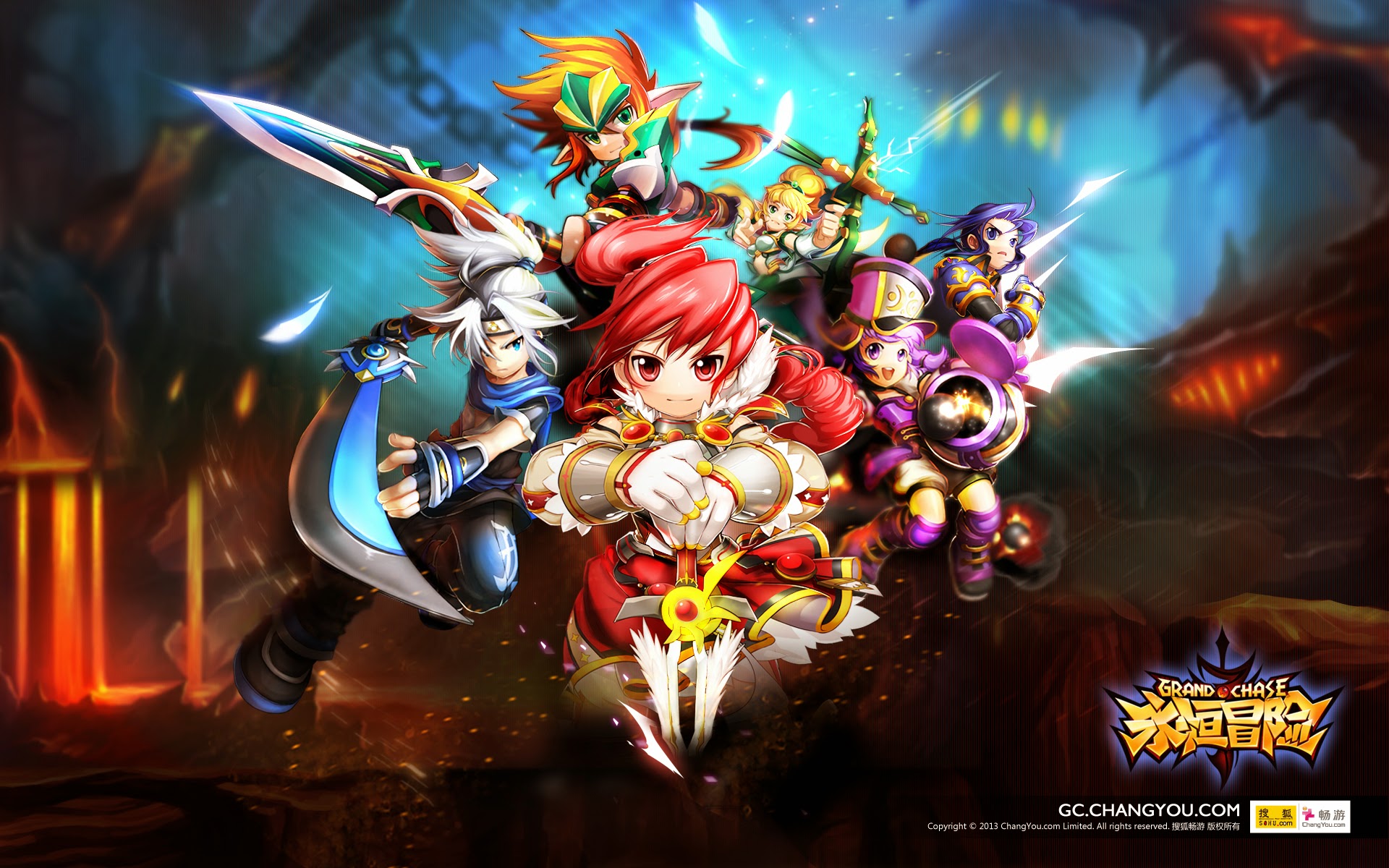 Loạt hình nền cực dễ thương của Grand Chase - Ảnh 2