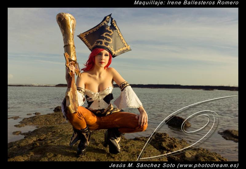 Vẻ đẹp gợi cảm của thợ săn tiền thưởng Miss Fortune - Ảnh 6