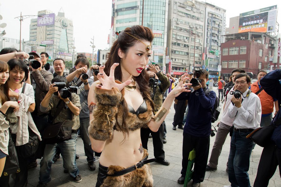 Biểu diễn cosplay Thần Ma Đại Lục trên đường phố xứ Đài - Ảnh 5
