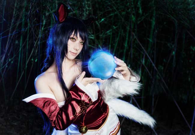 Cosplay Ahri cực quyến rũ và ma mị - Ảnh 7