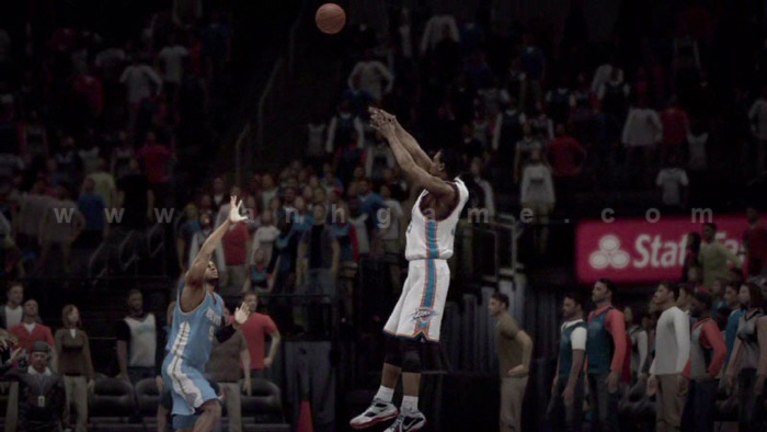Loạt ảnh đẹp mắt của game bóng rổ NBA 2013 - Ảnh 12