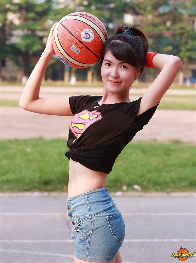 Dáng khỏe khoắn của các thí sinh Miss Bóng Rổ 2013 - Ảnh 5