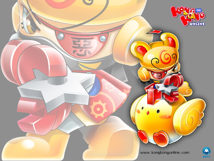 Bộ hình nền dễ thương của Kong Kong Online - Ảnh 7