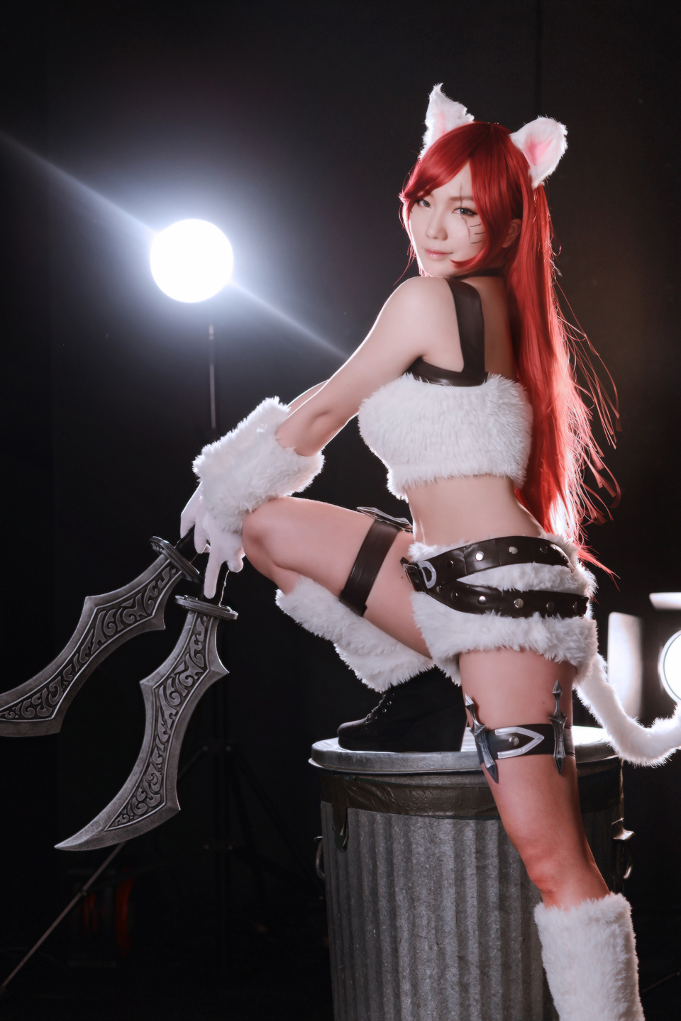 Cosplay Katarina Mèo Kitty cực quyến rũ - Ảnh 48