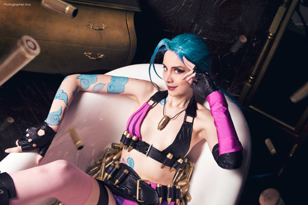 Cosplay Jinx tuyệt đẹp của cosplayer người Nga - Ảnh 9