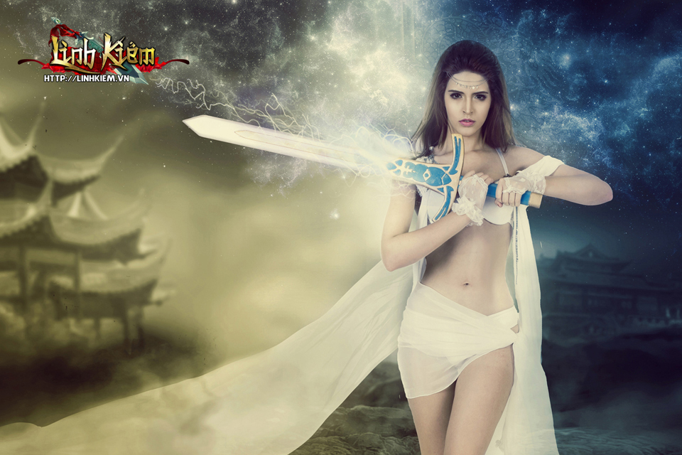 Andrea Aybar sexy trong ảnh quảng bá Linh Kiếm - Ảnh 49