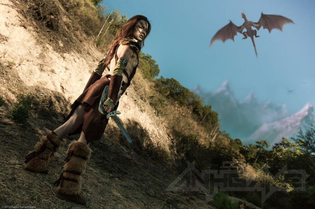 Ngắm người sói Aela trong Elder Scrolls V Skyrim - Ảnh 124